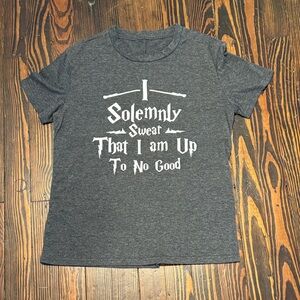 Harry Potter Gray Graphic Tee